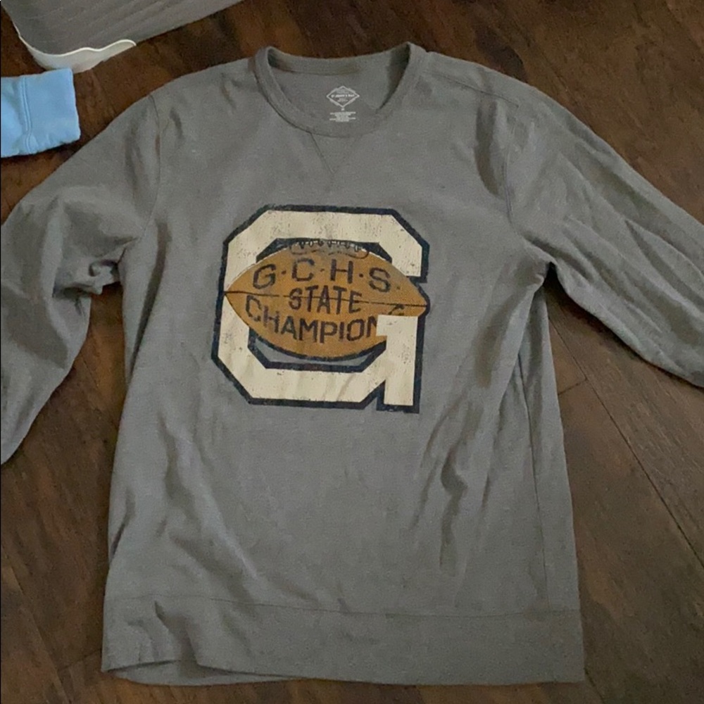 vintage style football crewneck